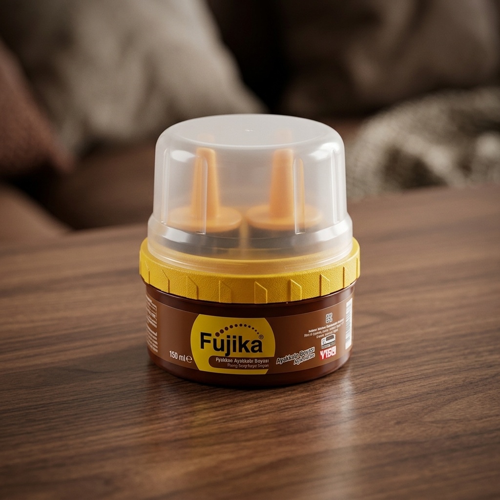 8681447042437.jpg Fujika Ayakkabı Boyası Açık Kahve 150 ml - Görsel 1