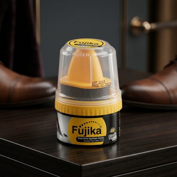 Fujika Siyah Ayakkabı Boyası Süngerli 50 Ml