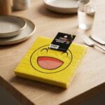 Nerox Emoji Baskılı 10'lu Soft Kağıt Peçete - Güler Yüz Tasarımlı Parti Peçetesi