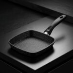 Nerox Mini Granit Kare Sos Tavası 12x12 cm - Siyah