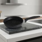 Nerox Mini Granit Efektli Yuvarlak Sos Tavası - Siyah