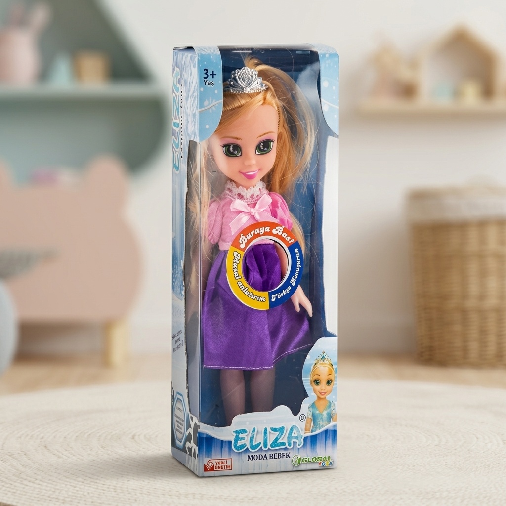 8681695100361.jpg Global Eliza Moda Bebek Türkçe Konuşan Oyuncak - Görsel 1