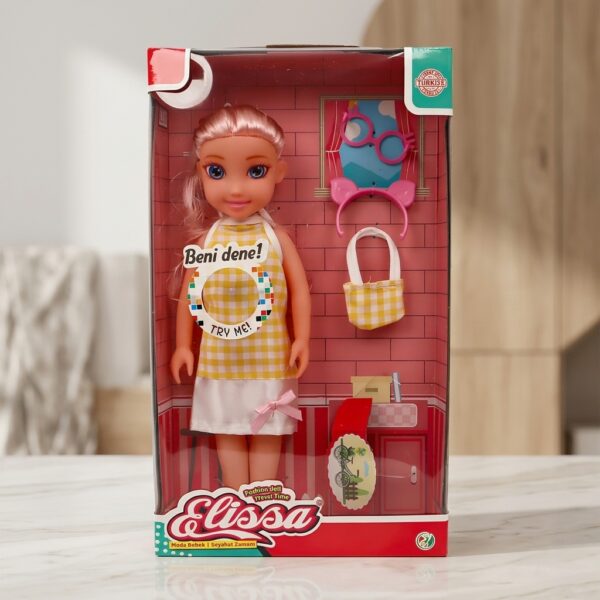 Elissa Gezi Bebek 40 cm Aksesuarlı Kız Çocuk Oyuncağı