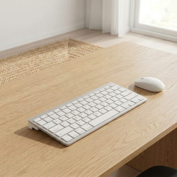 Blic BKB-13 2.4G Bluetooth Kablosuz Klavye ve Mouse Seti Beyaz