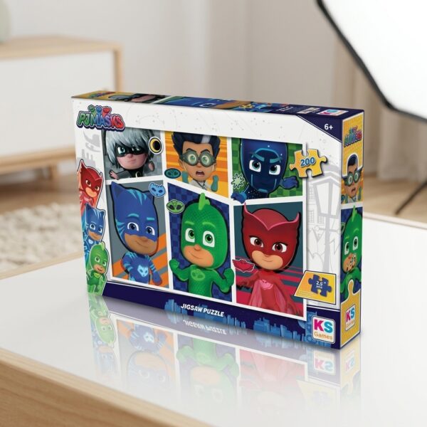 Ks Games 200 Parça PJ Masks Puzzle 6+ Yaş