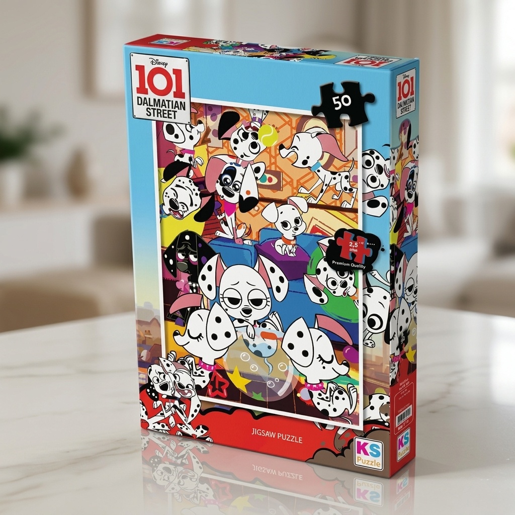 8681842132030.jpg Disney 101 Dalmaçyalı 50 Parça Çocuk Puzzle - Görsel 1