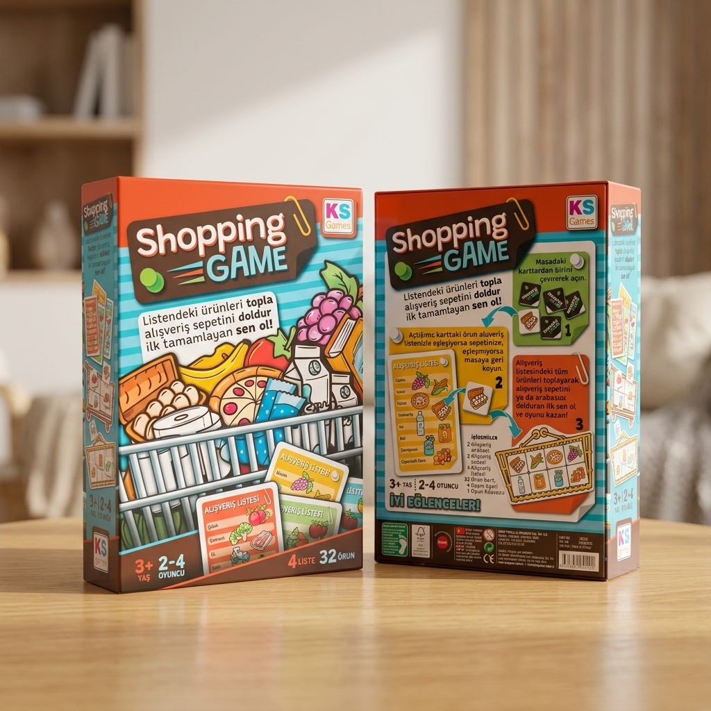 8681842251212.jpg KS Games Shopping Game Çocuk Kutu Oyunu (3+ Yaş) - Görsel 1