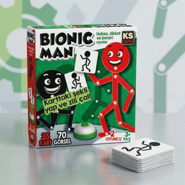 KS Games Bionic Man Hafıza ve Dikkat Geliştirici Kutu Oyunu