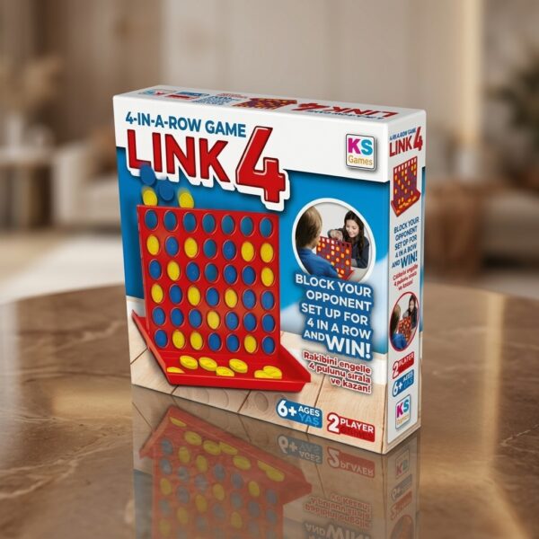 Ks Games Link 4 Kutu Oyunu 2 Kişilik Strateji Oyunu 6+ Yaş