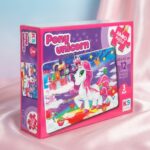 KS Games 12 Parça Pony Unicorn Jumbo Puzzle 63x43 cm