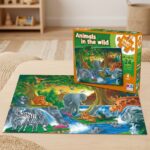 KS Games Animals in the Wild 24 Parça Jumbo Puzzle 4+ Yaş