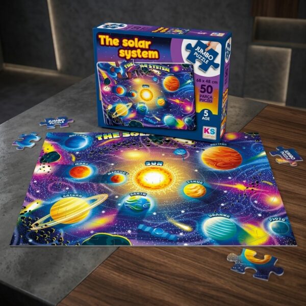 KS Games The Solar System 50 Parça Jumbo Puzzle