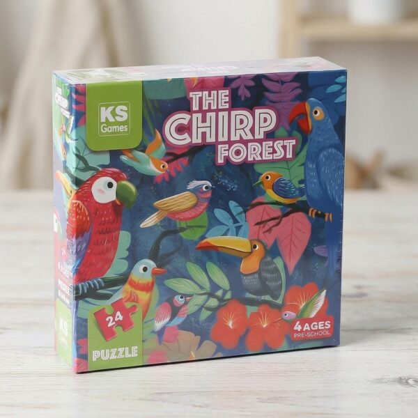 Ks Games The Chirp Forest 24 Parça Çocuk Puzzle