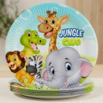 Jungle Club 23 Cm Desenli Kullan At Tabak 8 Adet