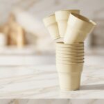 Tek Kullanımlık Plastik Bardak 24'lü Krem