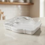 Timex 144 Büyük Boy Dikdörtgen Pasta ve Börek Saklama Kabı Kek Taşıma Kutusu 45x35 cm