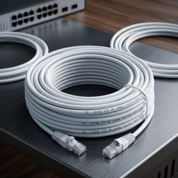 Rose CAT6 10 Metre Ethernet Network İnternet Kablosu Beyaz