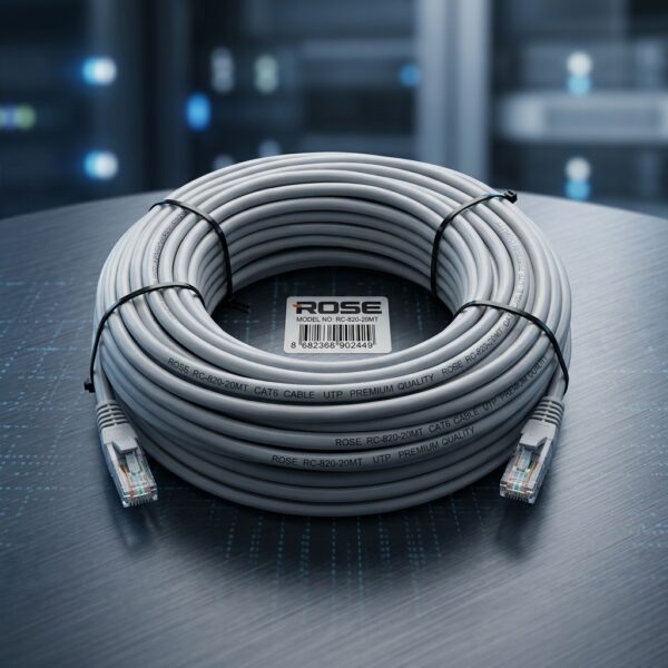 Rose RC-820-20MT 20 Metre CAT6 Ethernet İnternet Kablosu