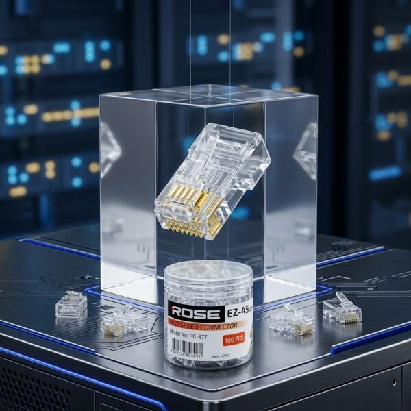 ROSE RC-877 CAT6 EZ Style FU Konnektör Gold 100'lü Paket