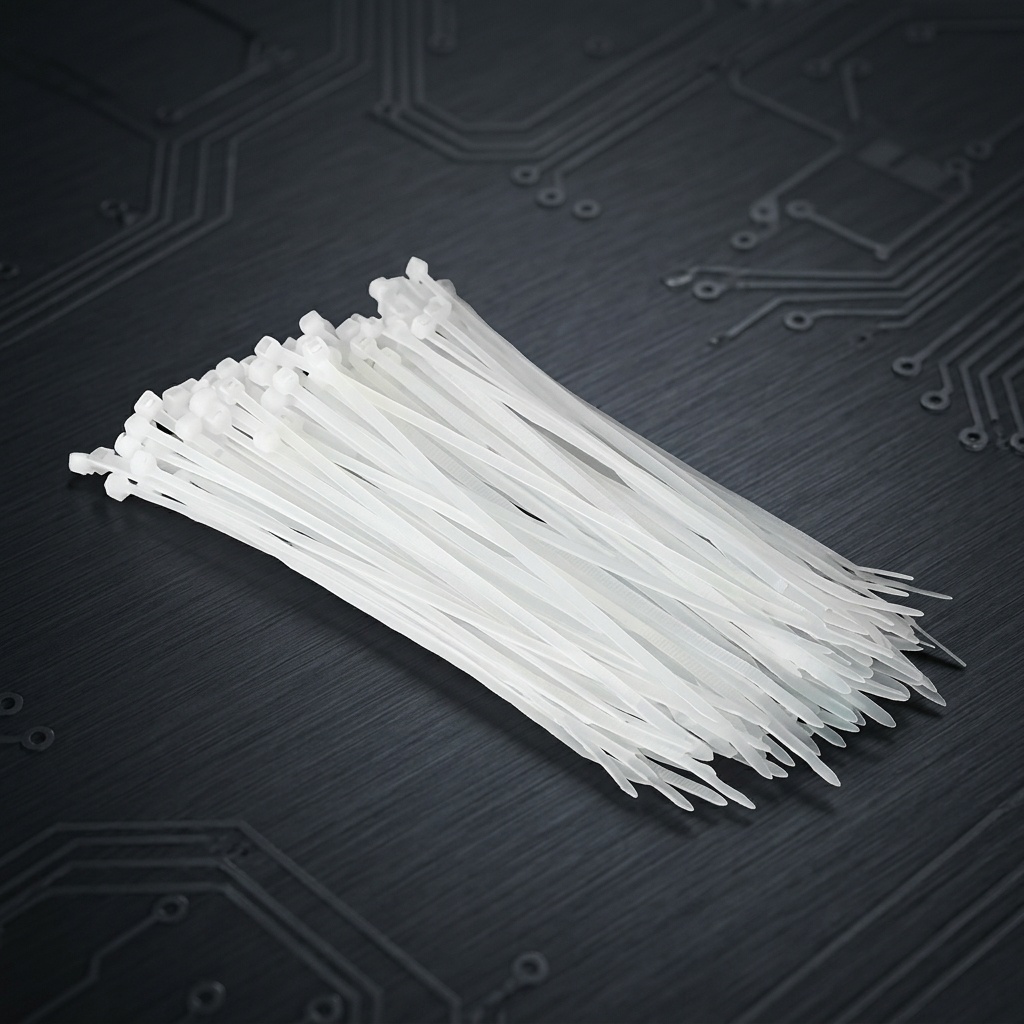 8682530640370.jpg ZENITH 3.6x370 mm Plastik Cırt Kelepçe 100 Adet Beyaz - Görsel 1