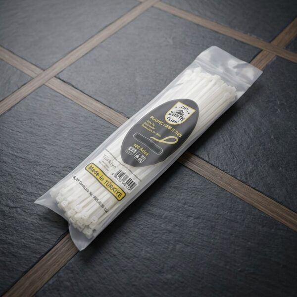 Zenith 8.0x380 mm Plastik Kablo Bağı 100 Adet