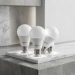 No-Vo 9W E27 Led Ampul 3'lü Beyaz Işık Seti