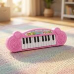 Canali Pilli Eğitici Çocuk Piyanosu Pembe 32x9 cm