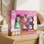 King Toys ENG-1157 Asya Bebek Değiştirilebilir Kıyafetli Set