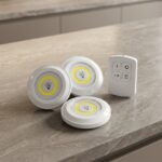 Princo PR-13C 3'lü Kumandalı Pilli LED Dolap İçi Aydınlatma