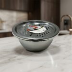 Harmony HT-077 Hazneli Paslanmaz Çelik Rende 24 cm