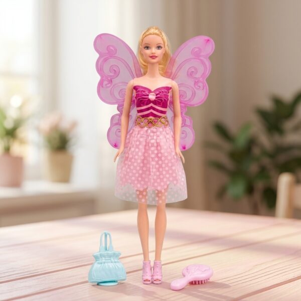 Oydas Butterfly Girl Adventure Kanatlı Bebek ve Aksesuar Seti