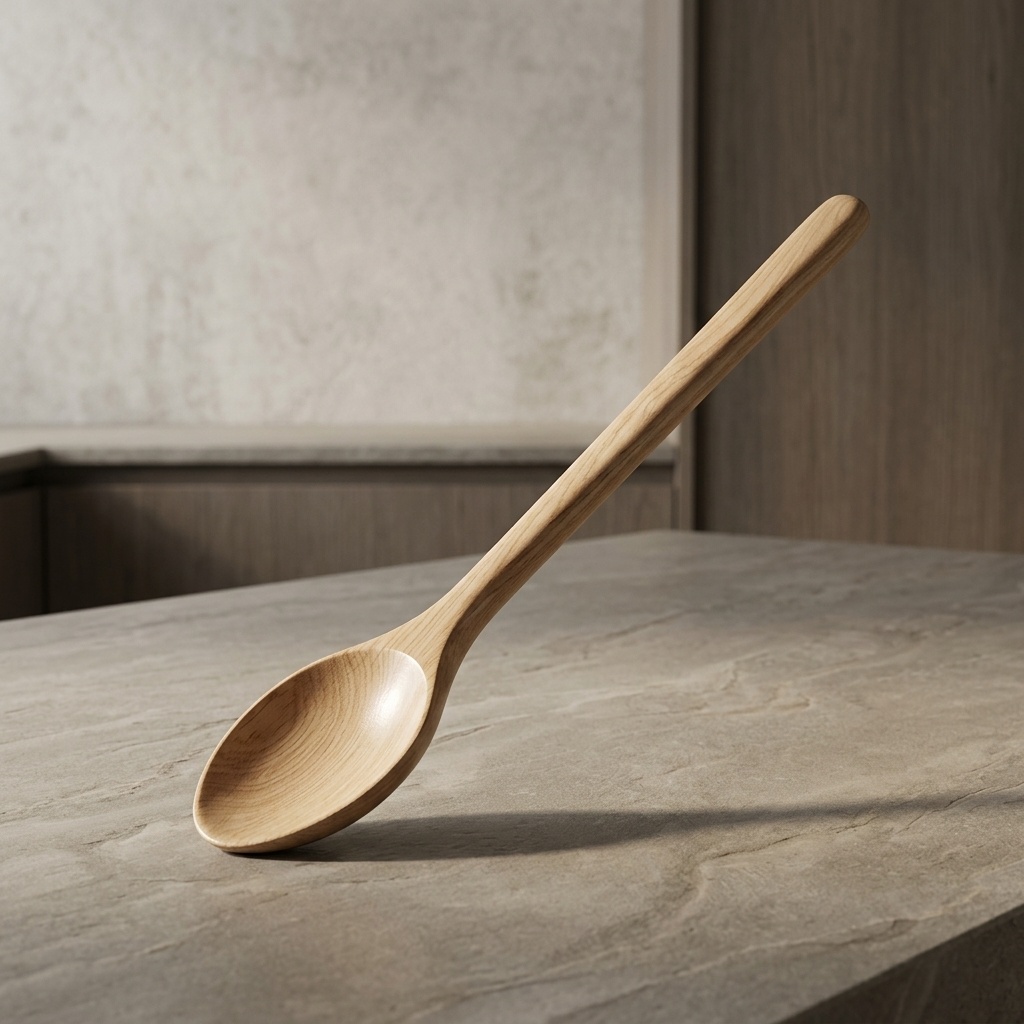 8683735940067.jpg Wood Horizon Cilalı Ahşap Kepçe 32 cm - Görsel 1