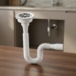 Körüklü Mutfak Lavabo Sifonu Çöpmak Kafalı Esnek Krom 1151