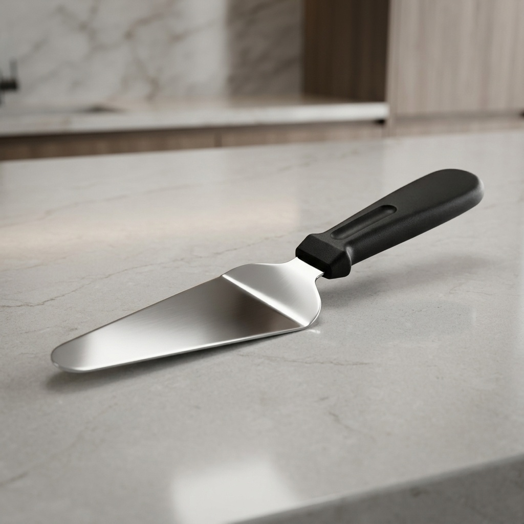 8684089201064.jpg Ivory PST211 Paslanmaz Çelik Pasta Spatulası ve Servis Gereci - Görsel 1