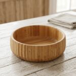 Mien 22 cm Bambu Kase | Doğal Sunum ve Çerezlik Kasesi - Görsel 2