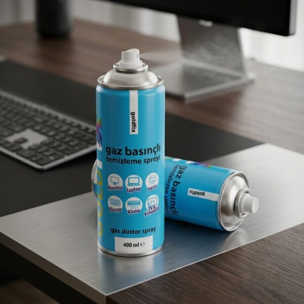 Goldfix 400 ml Gaz Basınçlı Temizleme Hava Spreyi 6.5 Bar