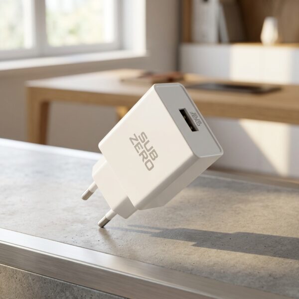 Subzero SG68 12W 2.4A USB Şarj Adaptörü - Beyaz