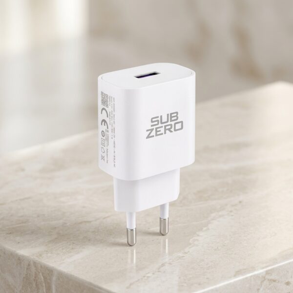 Subzero SG72 18W 3.4A Turbo Hızlı Şarj Başlığı, Beyaz