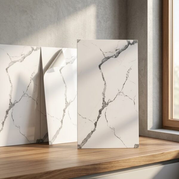 Cebe Home Mermer Desenli Kendinden Yapışkanlı Duvar Paneli 70x38 cm | Suya Dayanıklı