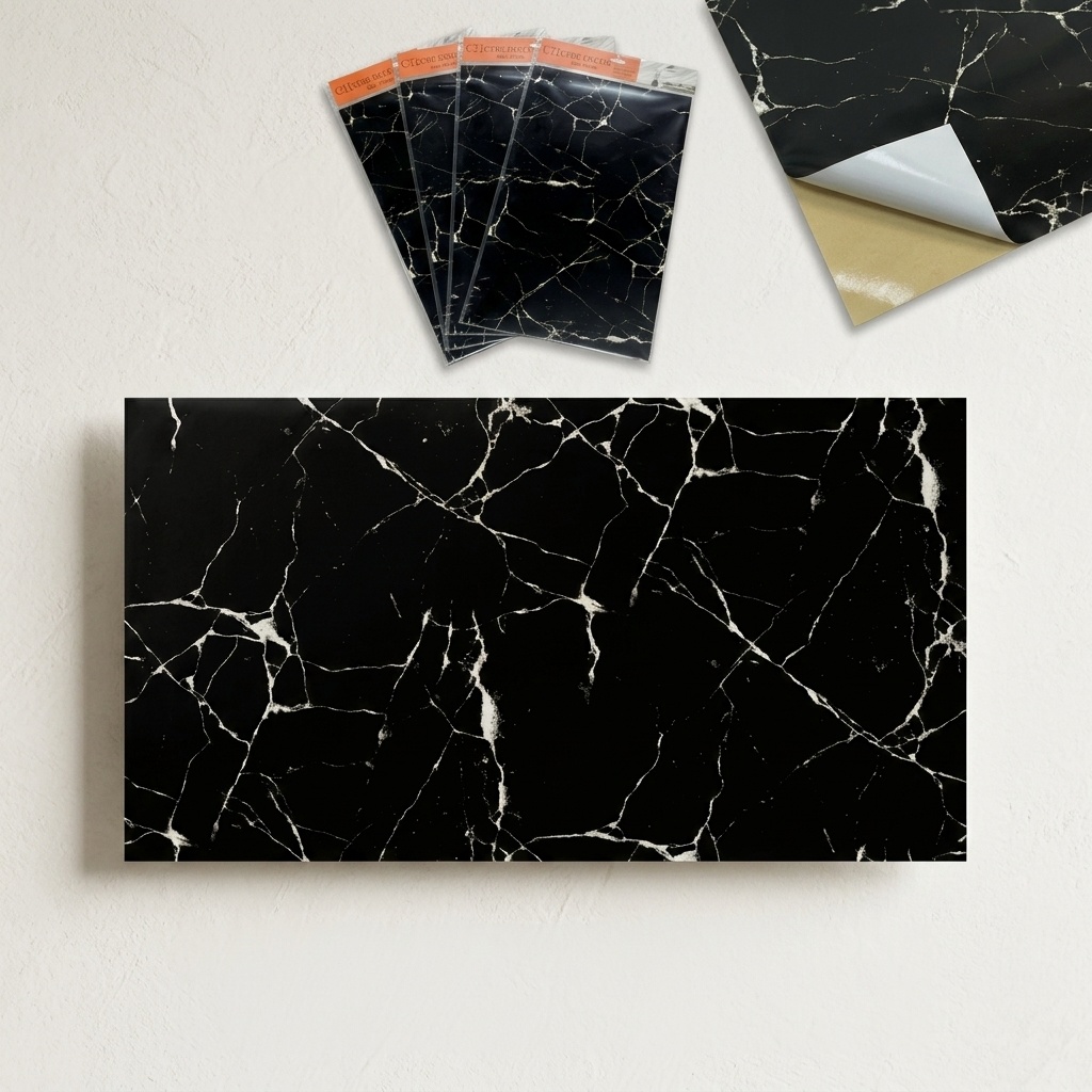 8684521106032.jpg Cebe Home Mermer Desenli Duvar Paneli 70x38 cm Kendinden Yapışkanlı - Görsel 1