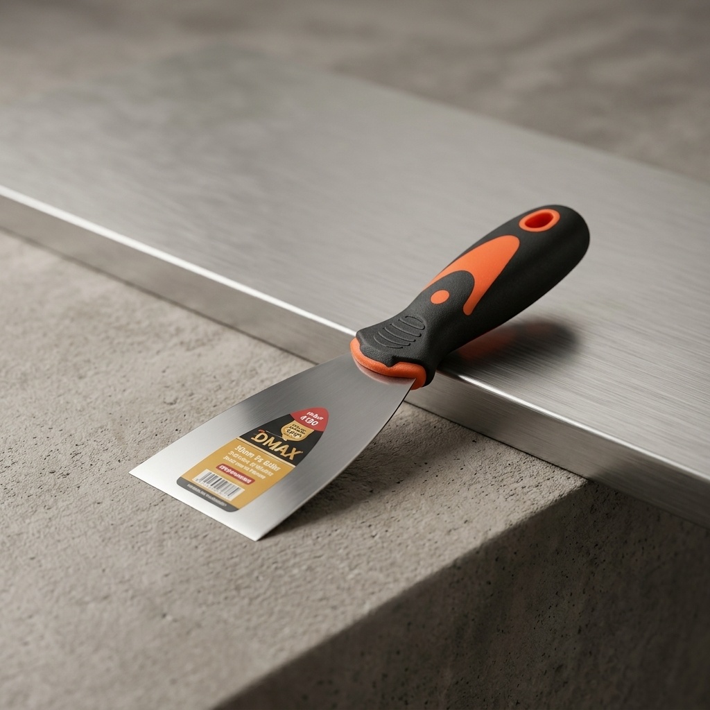 8684727941901.jpg DMAX 50 mm Fiber Saplı Profesyonel İnşaat ve Boya Spatulası - Görsel 1