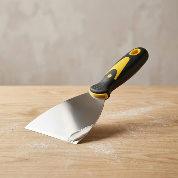 Dmax 100 mm Çelik Spatula Ergonomik Saplı Alçı ve Boya Spatulası