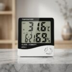 Real Özs HTC-1 Dijital Termometre ve Nem Ölçer Saat
