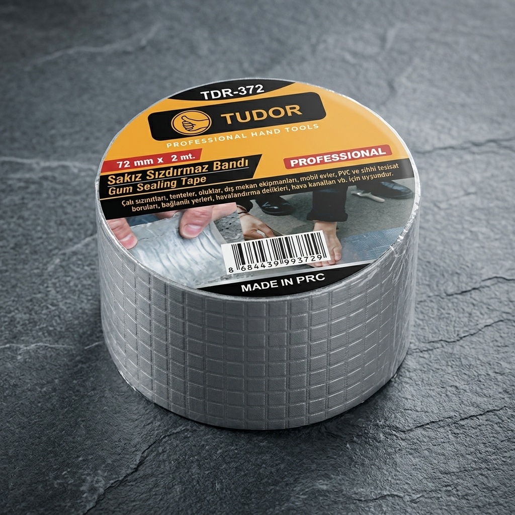 8684939993729.jpg TUDOR 72 mm x 2 Mt Sakız Sızdırmaz Bant - Görsel 1