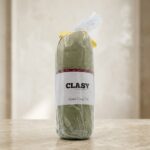 CLASY Çift Kişilik Ranforce Lastikli Çarşaf Seti Haki