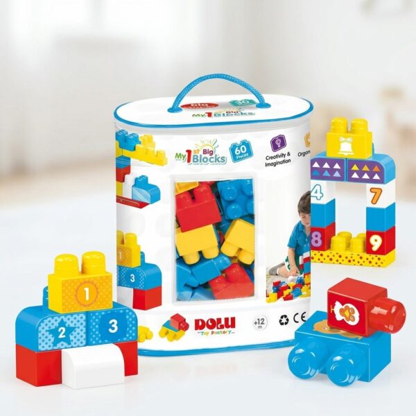 Dolu My 1st Big Blocks 60 Parça Eğitici Yapı Bloğu Seti