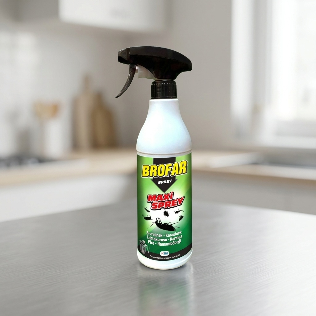 8690496000039.jpg Brofar Maxi Karınca Sinek ve Böcek Öldürücü Sprey 450 ml - Görsel 1