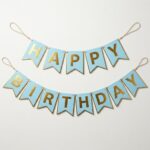 Happy Birthday Varak Yaldızlı Lüx Parti Süsü Banner