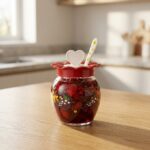 Frutta Kaşıklı Cam Kavanoz 370 CC
