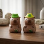 Kembay 2'li Şapkalı Capybara Figür Seti